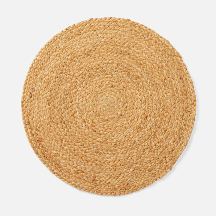 Grant Natural Round Placemat Jute Pack/4