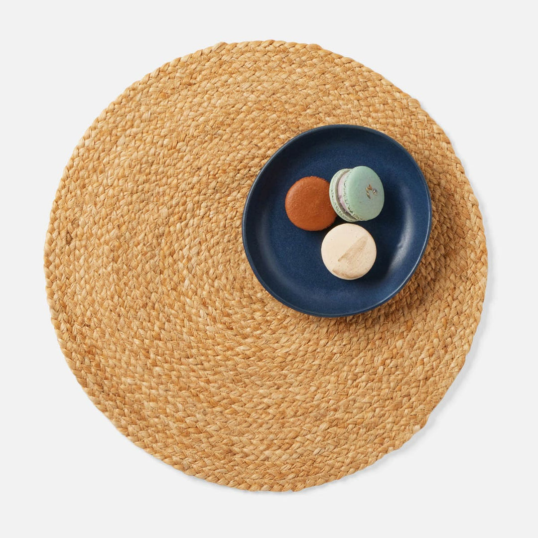 Grant Natural Round Placemat Jute Pack/4