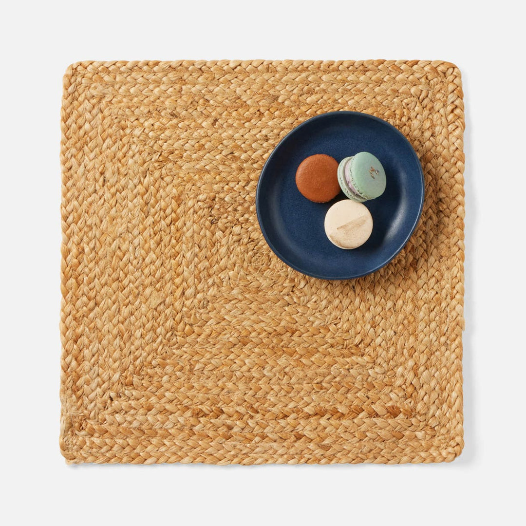 Grant Natural Square Placemat Jute Pack/4