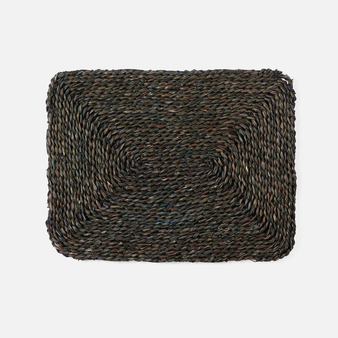 Lucian Charcoal Seagrass Rectangular Placemat Pack/4