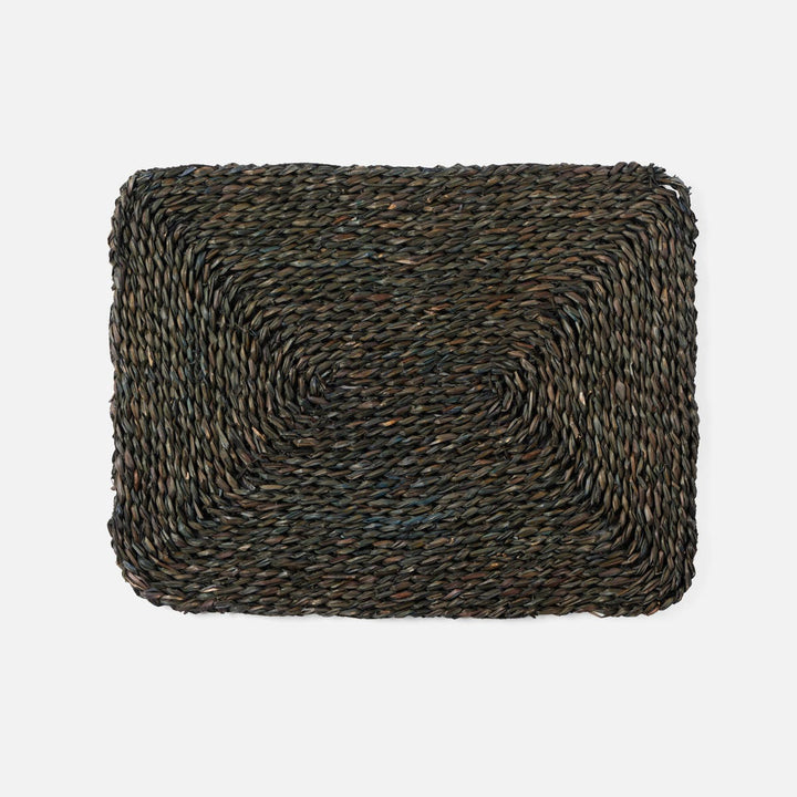 Lucian Charcoal Seagrass Rectangular Placemat Pack/4