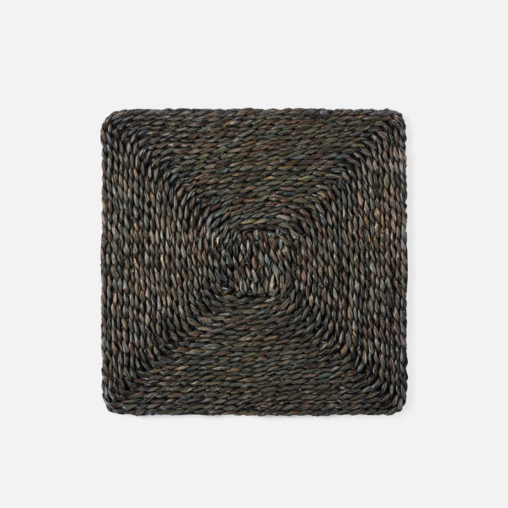 Lucian Charcoal Seagrass Square Placemat Pack/4
