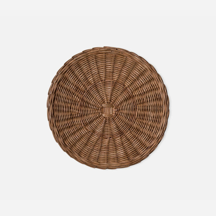 Tisbury Honey Rattan Round Placemat Pack/4