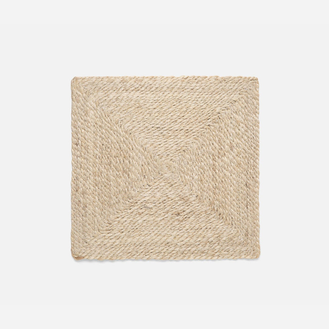Whitley Square Placemat Natural Jute Pack/4