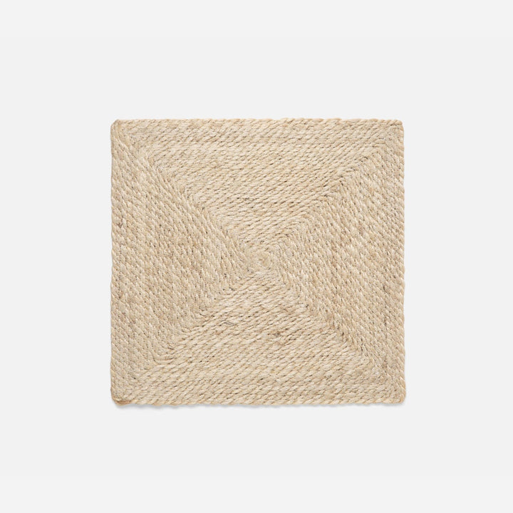 Whitley Square Placemat Natural Jute Pack/4