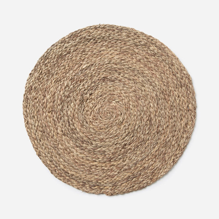 Zoey Mixed Taupe Round Placemat Raffia Pack/4