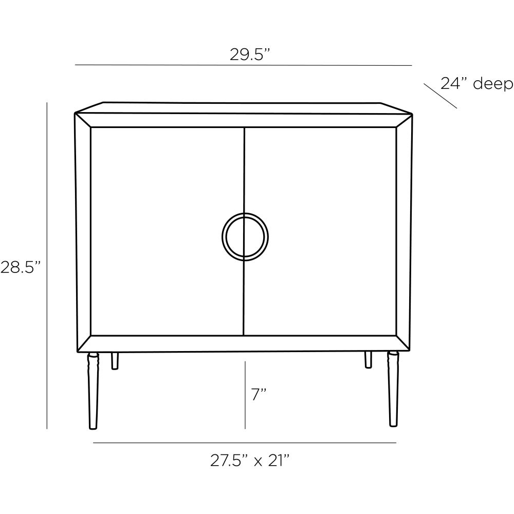 Nico Side Table - Brown