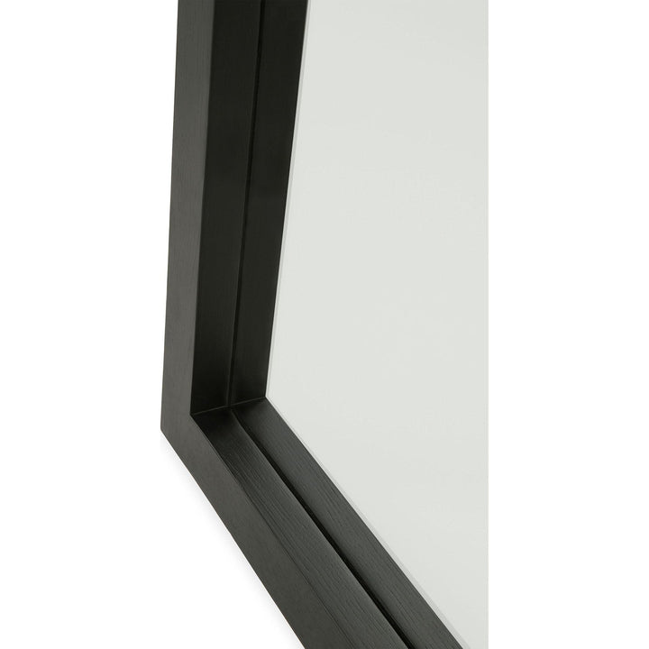 Light Frame Floor Mirror - Black