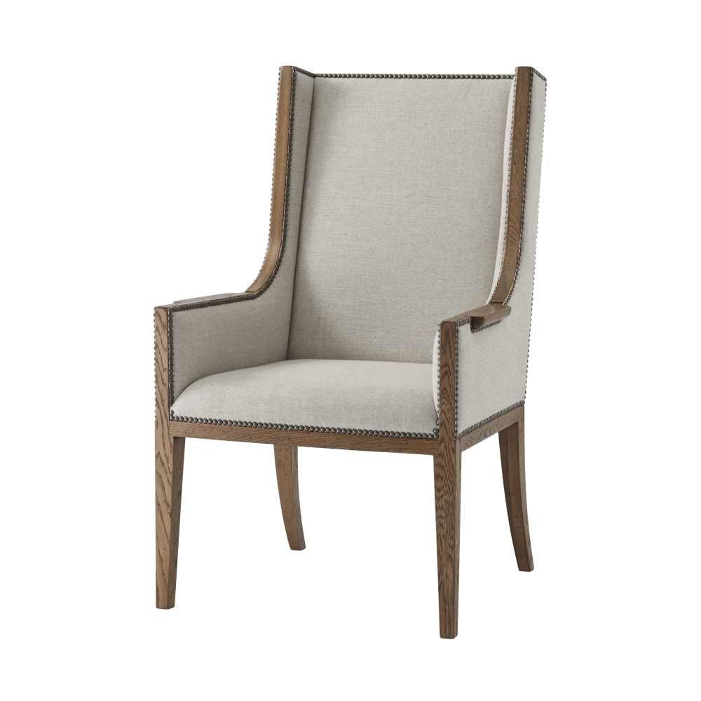 Aston II Dining Chair-Theodore Alexander-THEO-CB41027.1BFM-Dining Chairs-1-France and Son