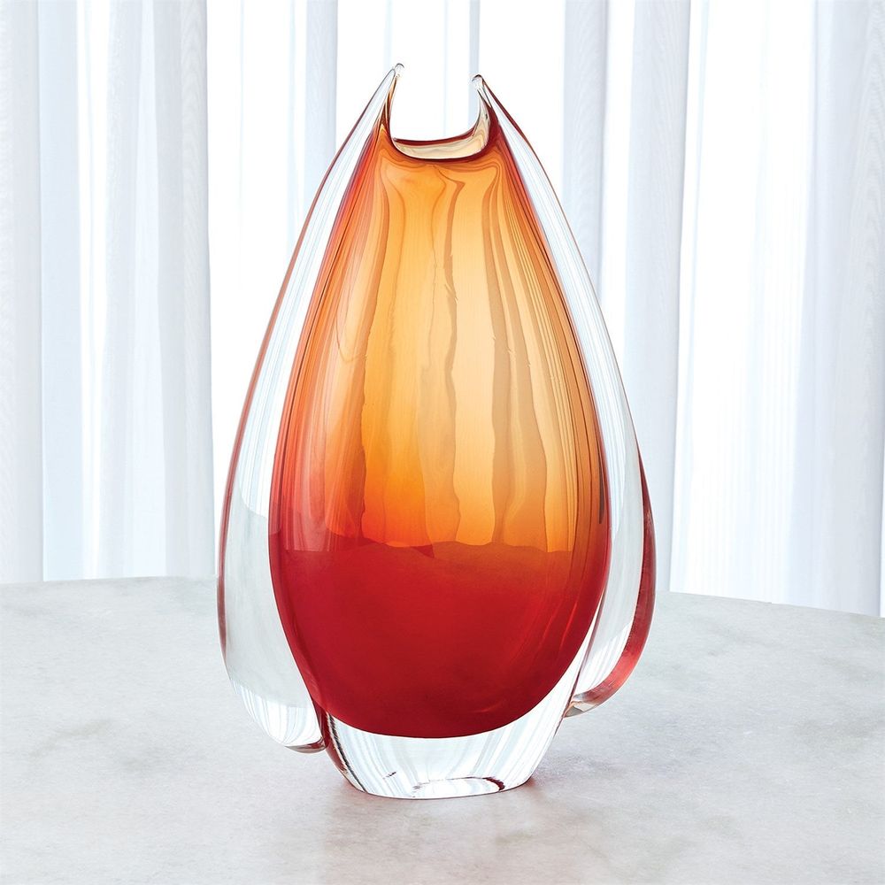 Vases Fin Vase-Cinnabar-Sm