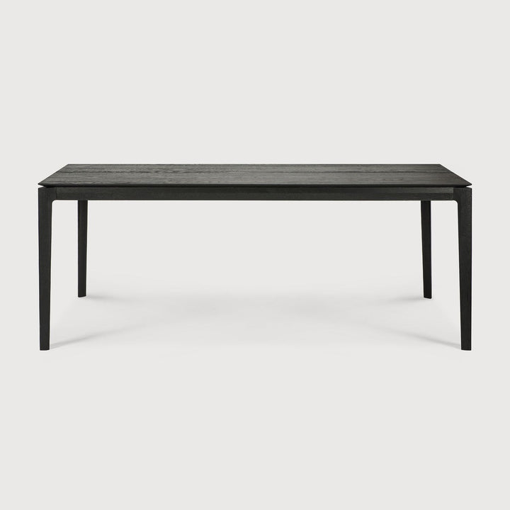 Bok Dining Table - 79 x 37.5 in, Varnished, Oak black view