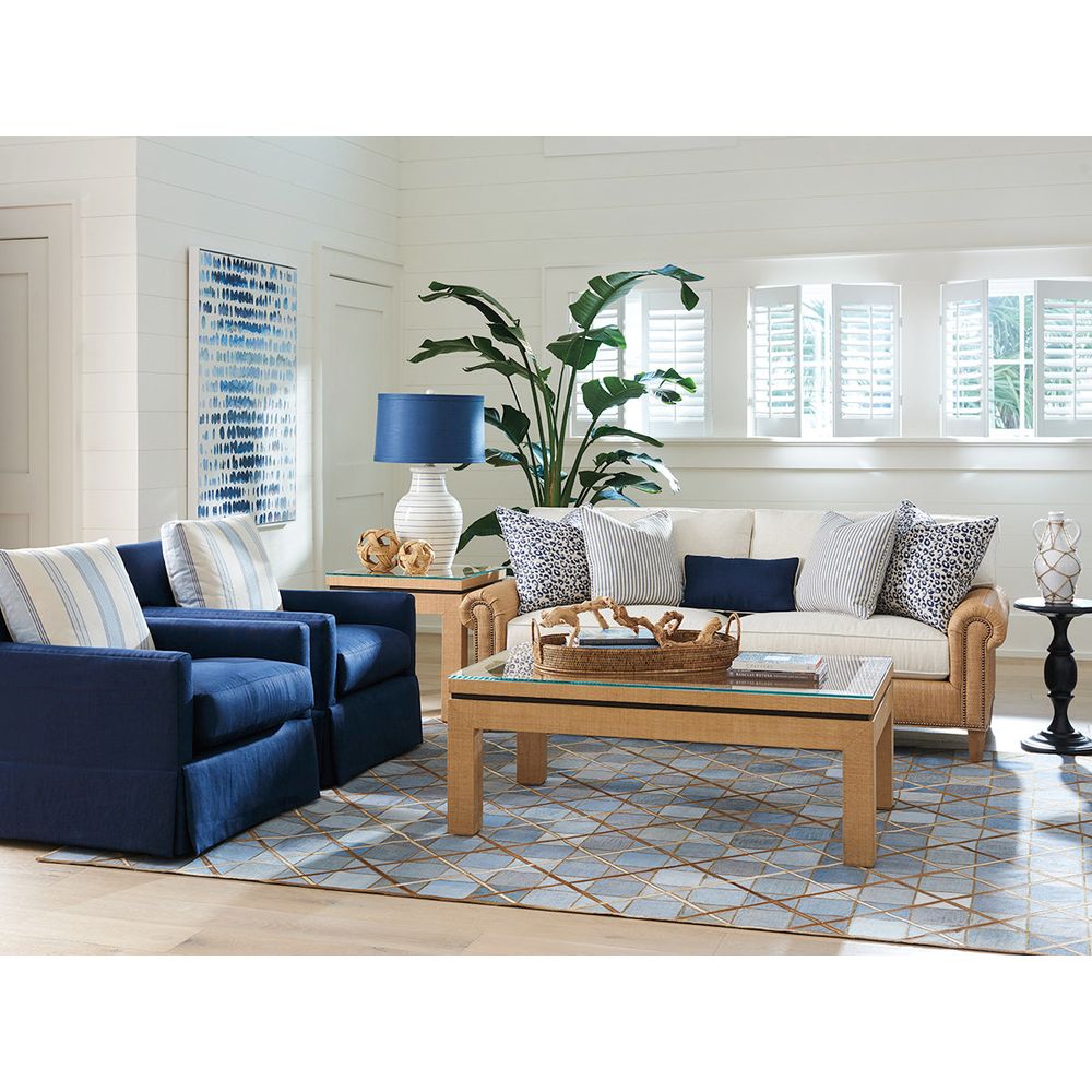 Coffee Tables Harbor Raffia Cocktail Table - Sandstone