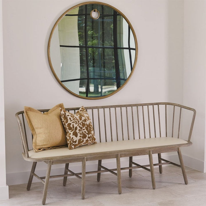 Wall Mirrors Exposed Mirror-Antique Brass-Lg