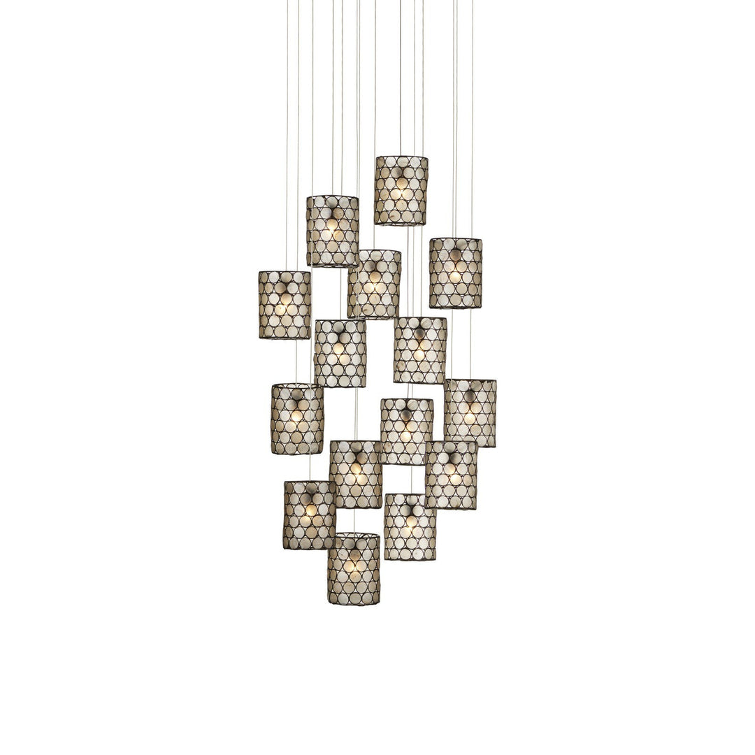 Regatta 15-Light Round Multi-Drop Pendant