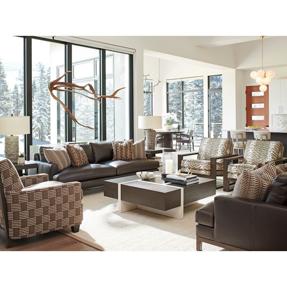 Coffee Tables Solace Square Cocktail Table - Mocha