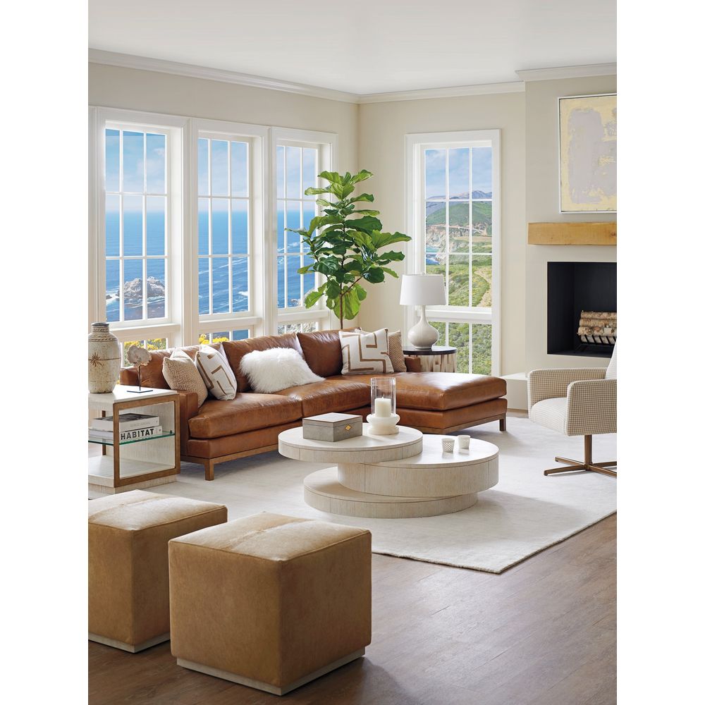 Coffee Tables Ventana Round Cocktail Table - Monterey