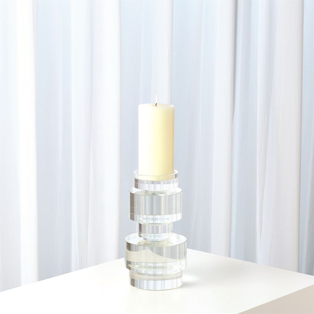 Brilliant Round Pillar Holder-Sm