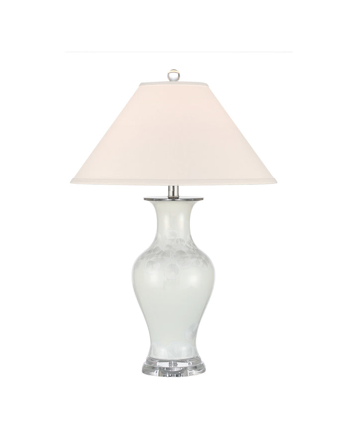 Crystalline White Table Lamp