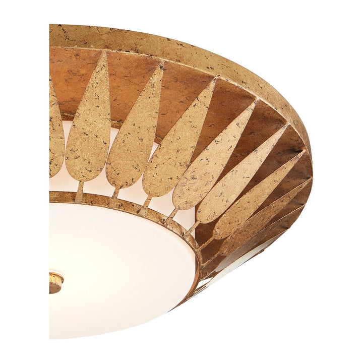 Floris Gold Flush Mount