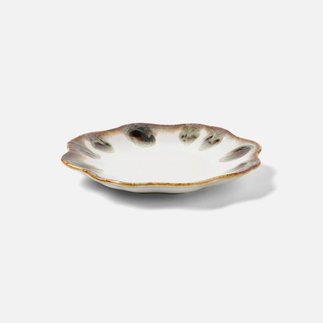 Amoria Almond/Sage Bread Plate Stoneware Pack/4