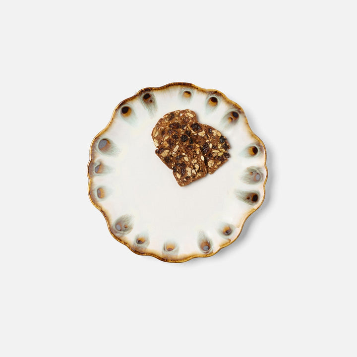 Amoria Almond/Sage Salad/Dessert Plate Stoneware Pack/4