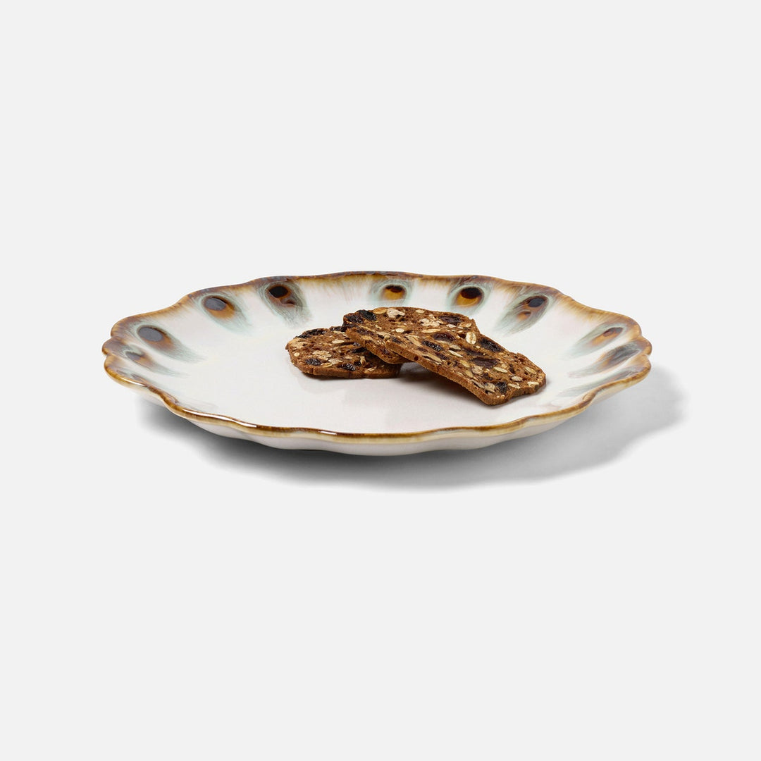 Amoria Almond/Sage Salad/Dessert Plate Stoneware Pack/4