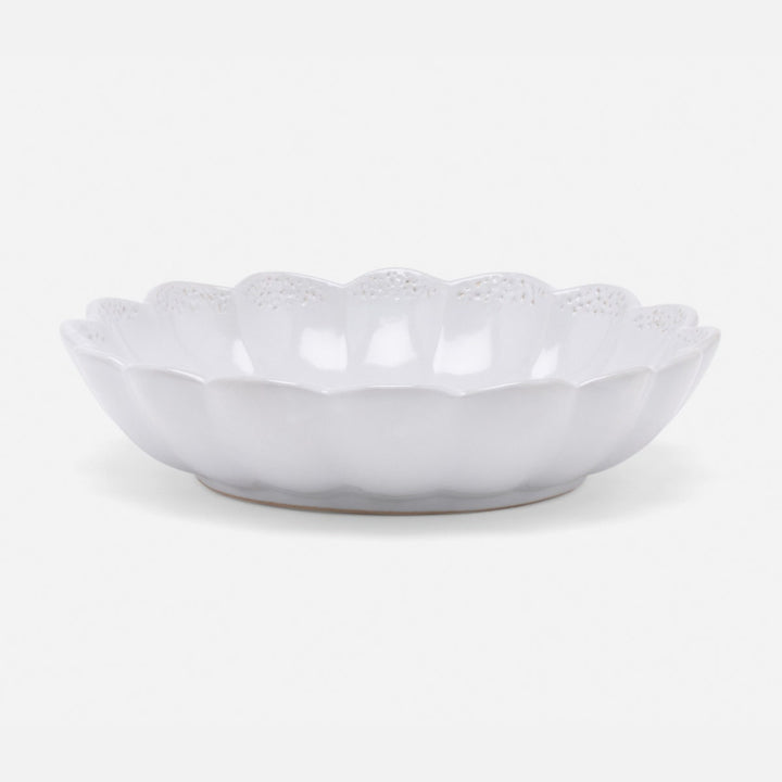 Camilla Cloud Gray Pasta/Soup Bowl Stoneware Pack/4