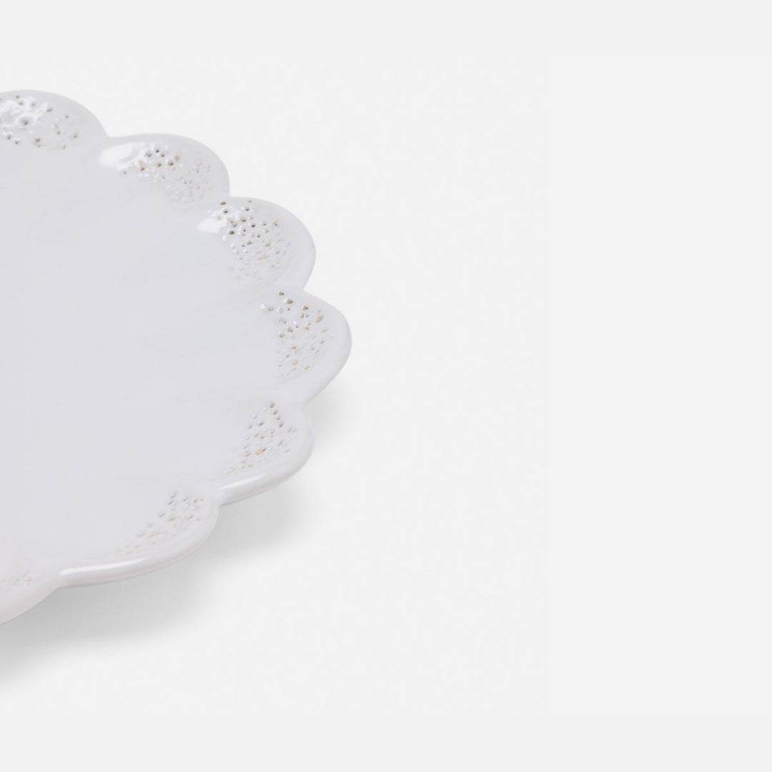 Camilla Cloud Gray Salad/Dessert Plate Stoneware Pack/4