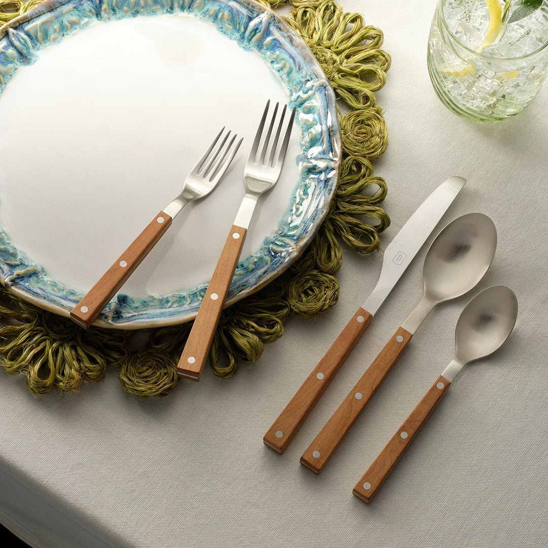 Delara Light Azure Dinner Plate Stoneware Pack/4