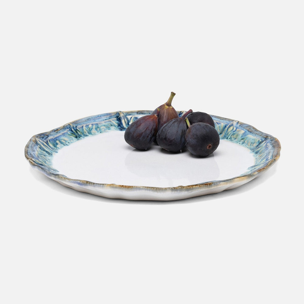 Delara Light Azure Dinner Plate Stoneware Pack/4
