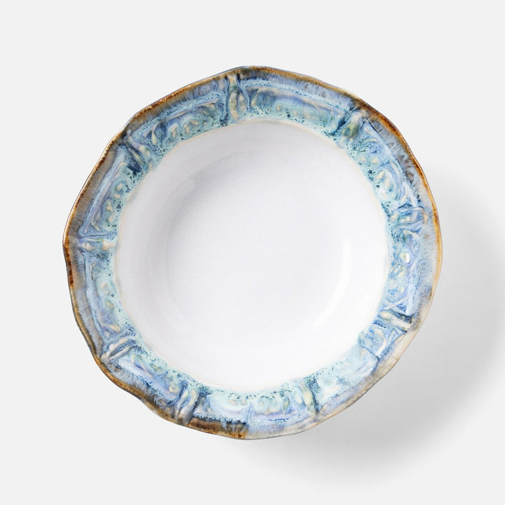 Delara Light Azure Pasta Bowl Stoneware Pack/4