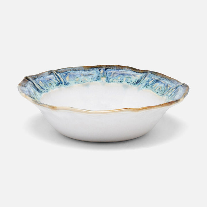 Delara Light Azure Pasta Bowl Stoneware Pack/4