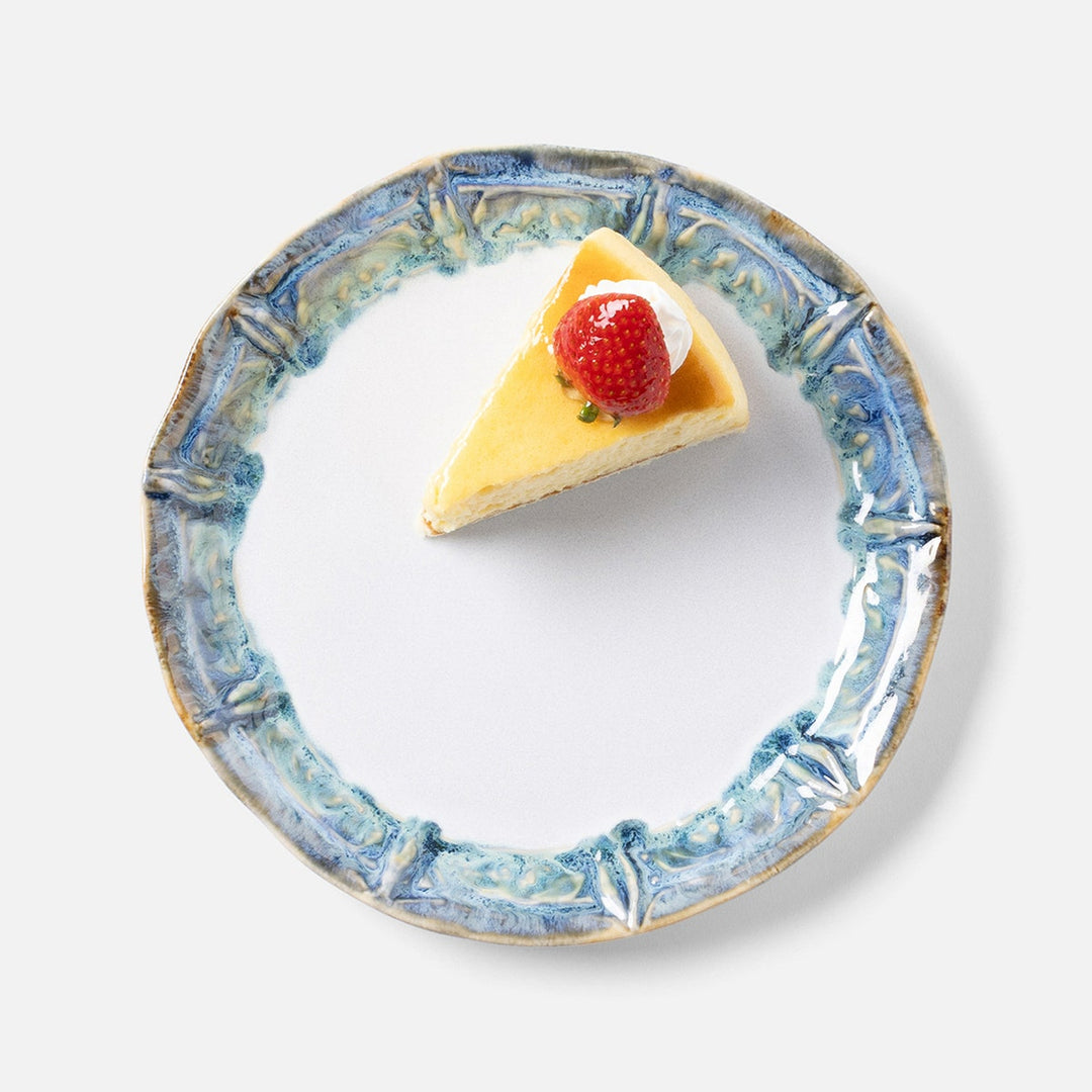 Delara Light Azure Salad/Dessert Plate Stoneware Pack/4