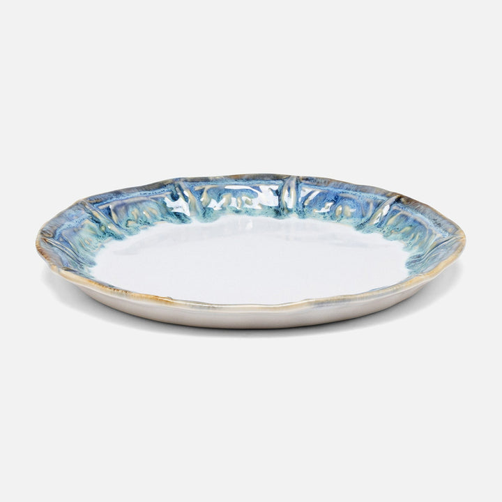 Delara Light Azure Salad/Dessert Plate Stoneware Pack/4