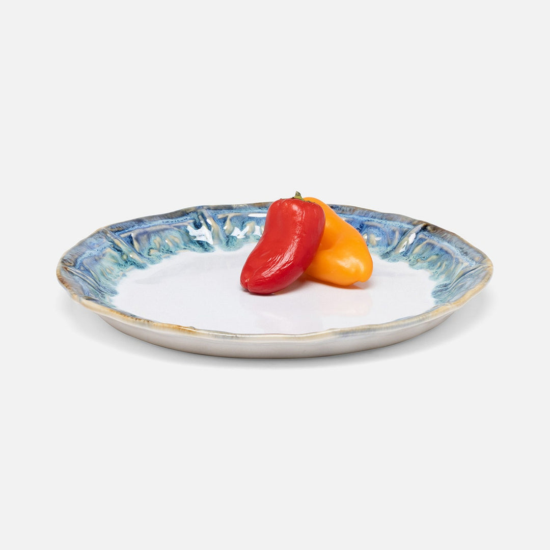 Delara Light Azure Salad/Dessert Plate Stoneware Pack/4