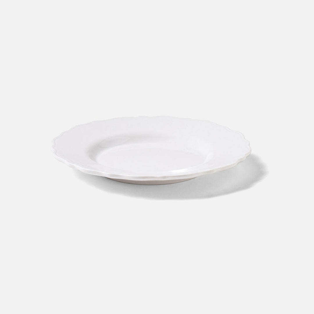Laguna White Salad Plate Melamine Pack/4