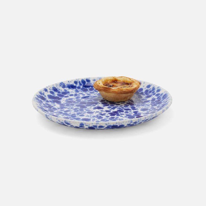 Marcel Royal Blue Splatter Salad/Dessert Plate Pack/4