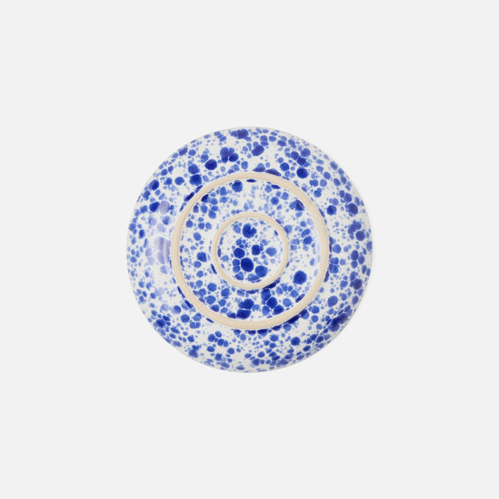 Marcel Royal Blue Splatter Salad/Dessert Plate Pack/4