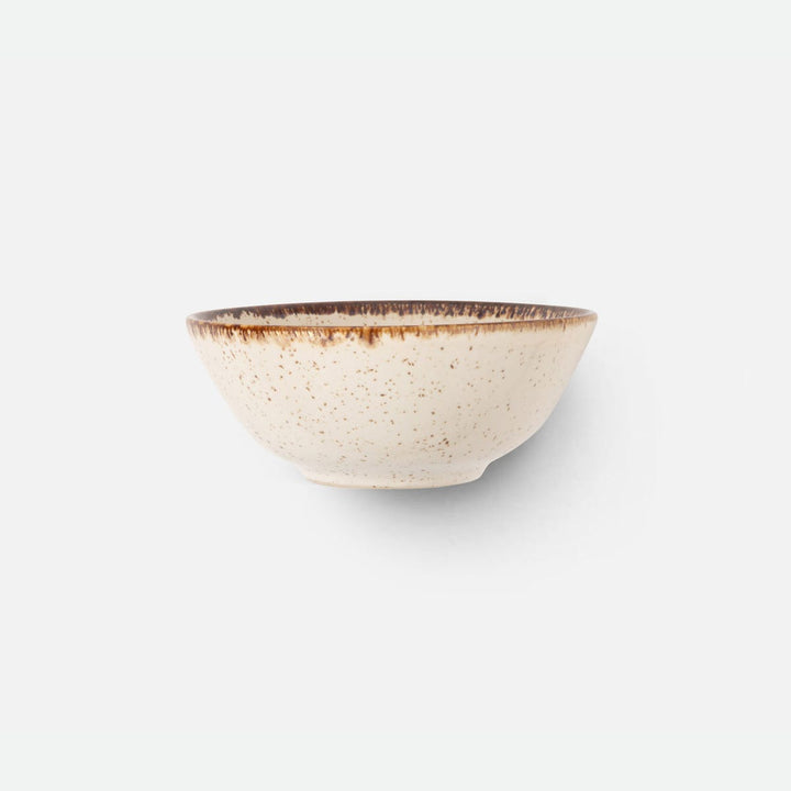 Amaya Speckled Ivory Cereal/Ice Cream Bowl Pack/4
