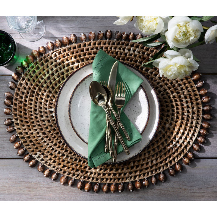 Amaya Speckled Ivory Dinner Plate Pack/4