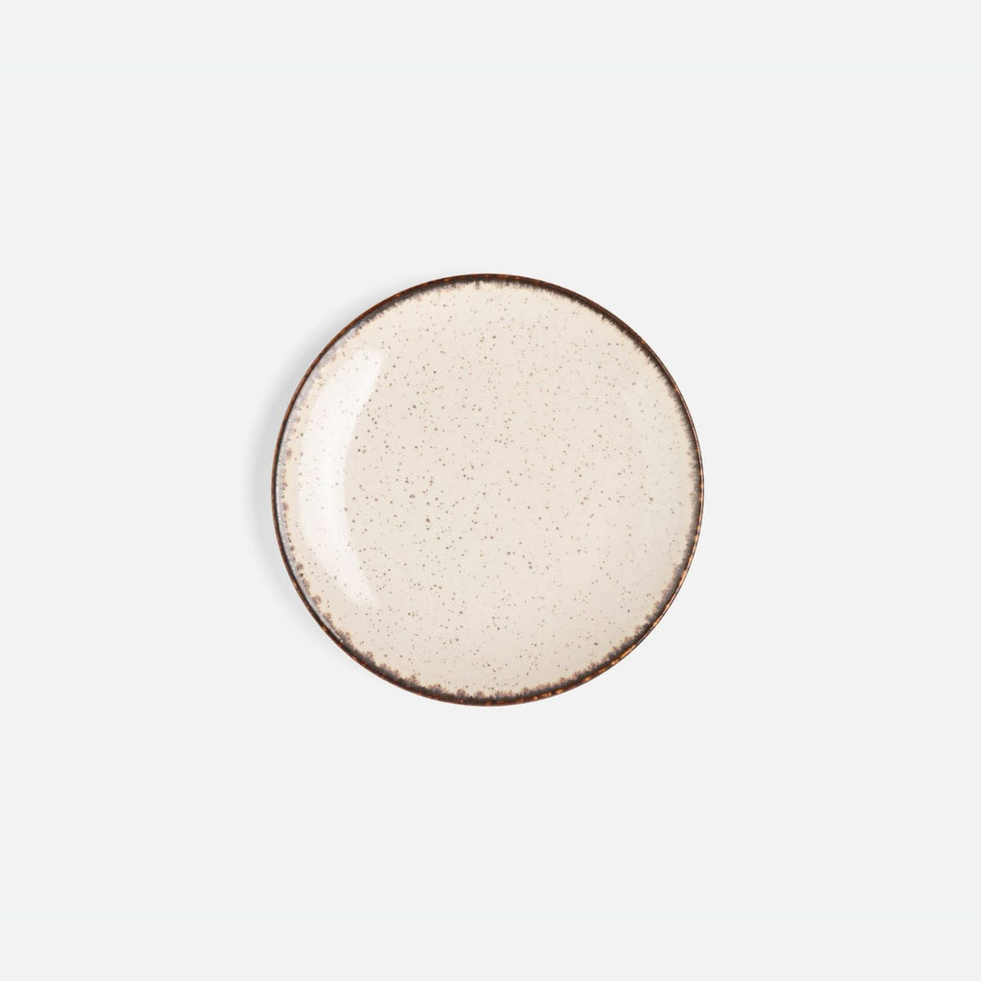 Amaya Speckled Ivory Salad/Dessert Plate Pack/4