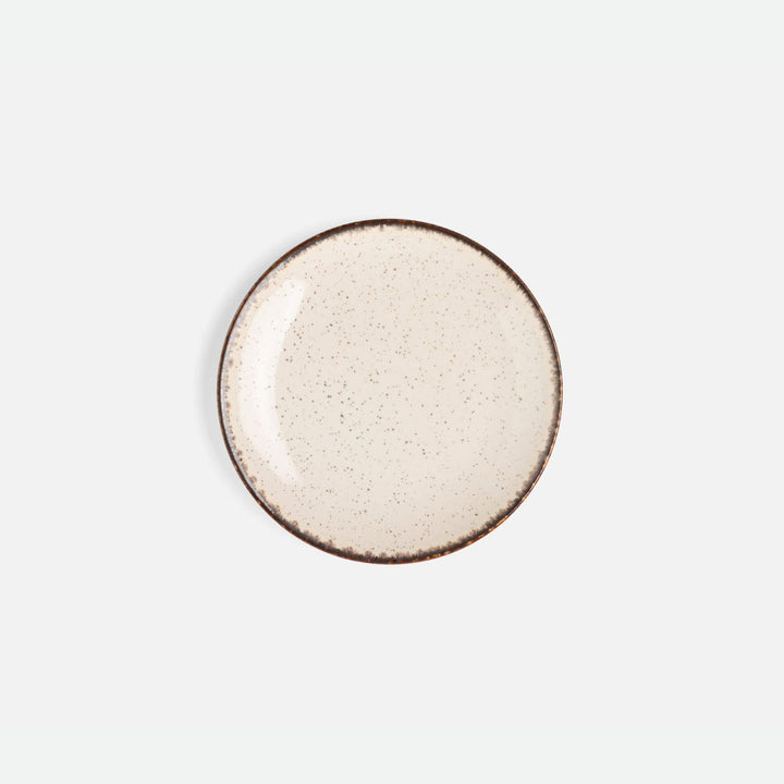 Amaya Speckled Ivory Salad/Dessert Plate Pack/4