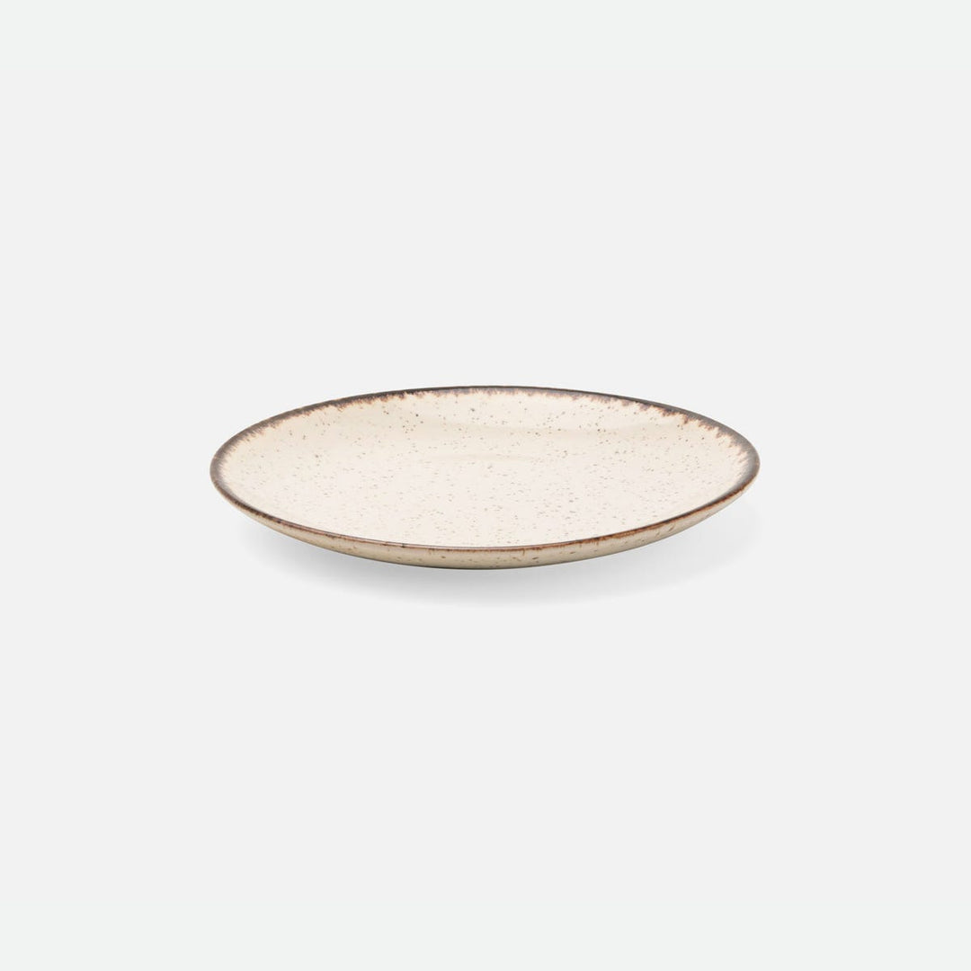 Amaya Speckled Ivory Salad/Dessert Plate Pack/4