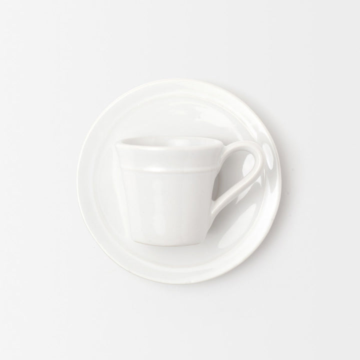 Ariana White Espresso Cup And Saucer Pack/4