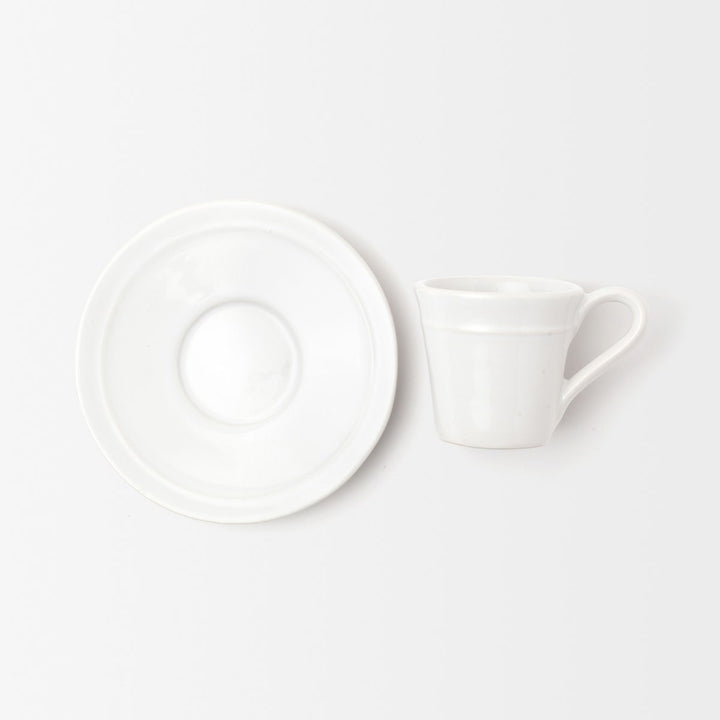 Ariana White Espresso Cup And Saucer Pack/4
