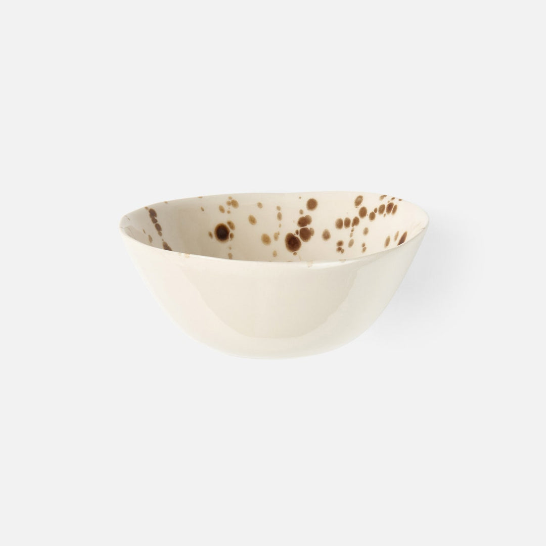 Delaney Bronze Splatter Cereal/Ice Cream Bowl Pack/4