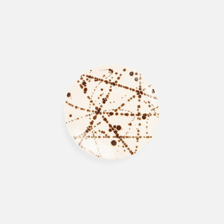 Delaney Bronze Splatter Salad/Dessert Plate Pack/4