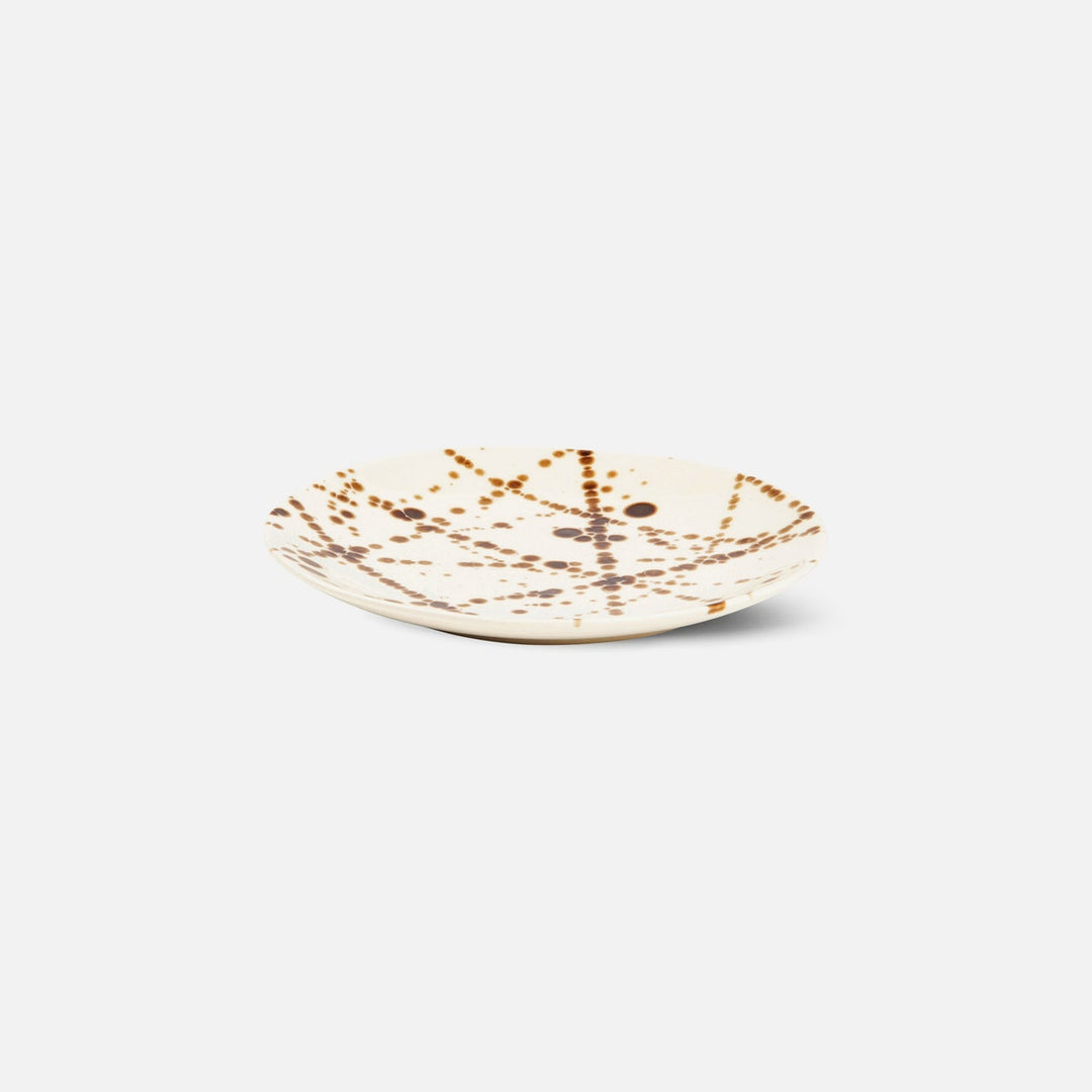 Delaney Bronze Splatter Salad/Dessert Plate Pack/4