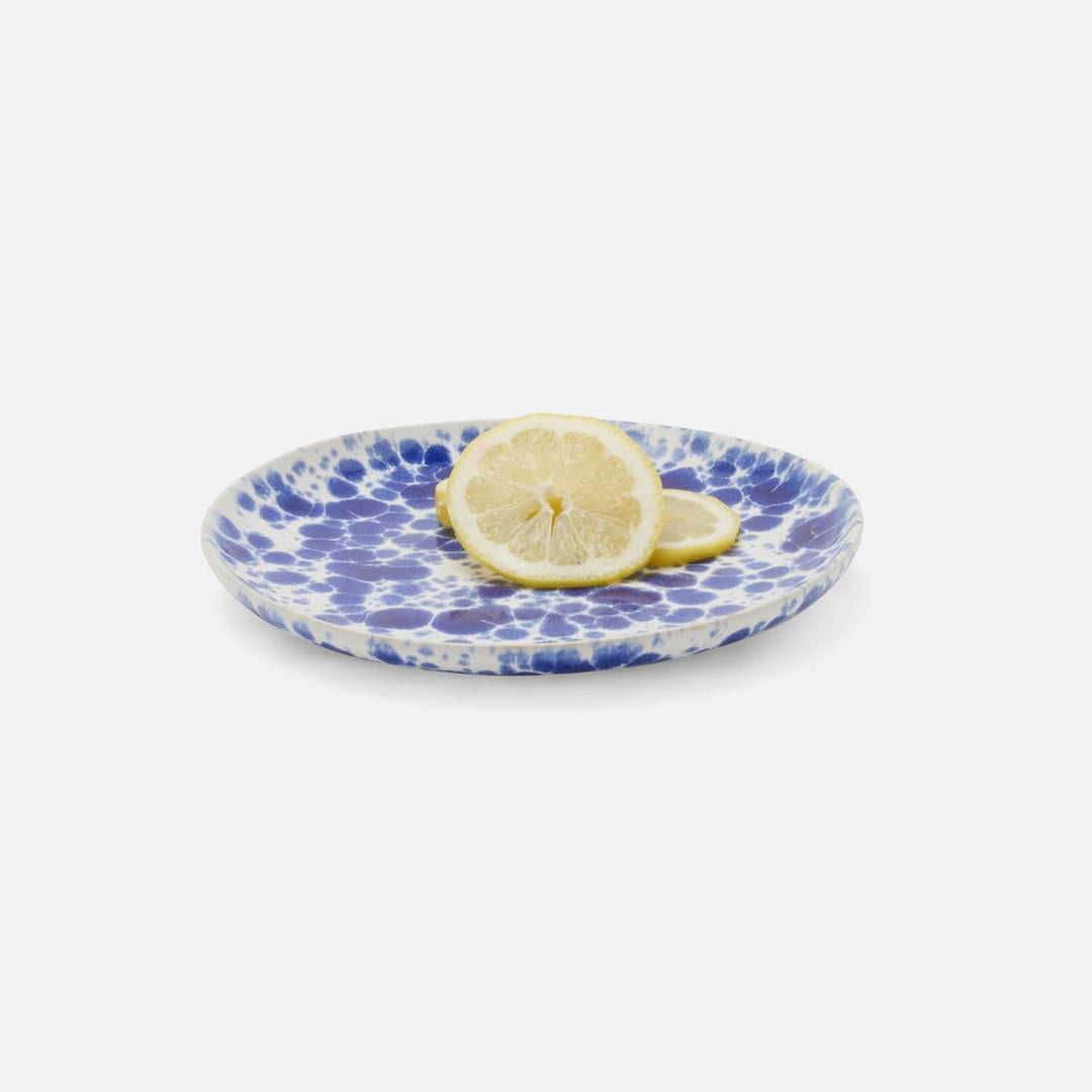 Marcel Royal Blue Splatter Bread Plate Pack/4