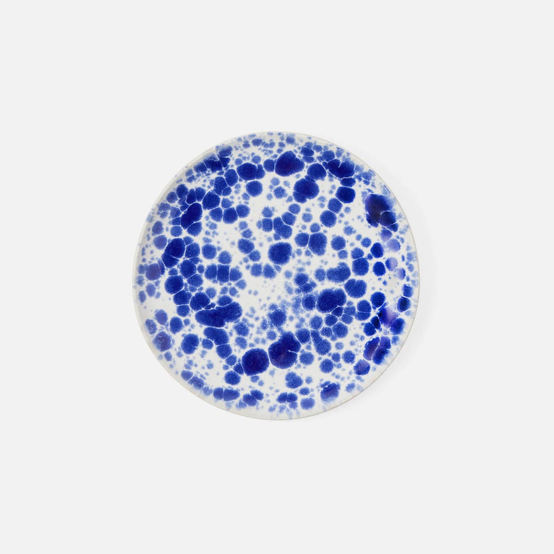Marcel Royal Blue Splatter Bread Plate Pack/4